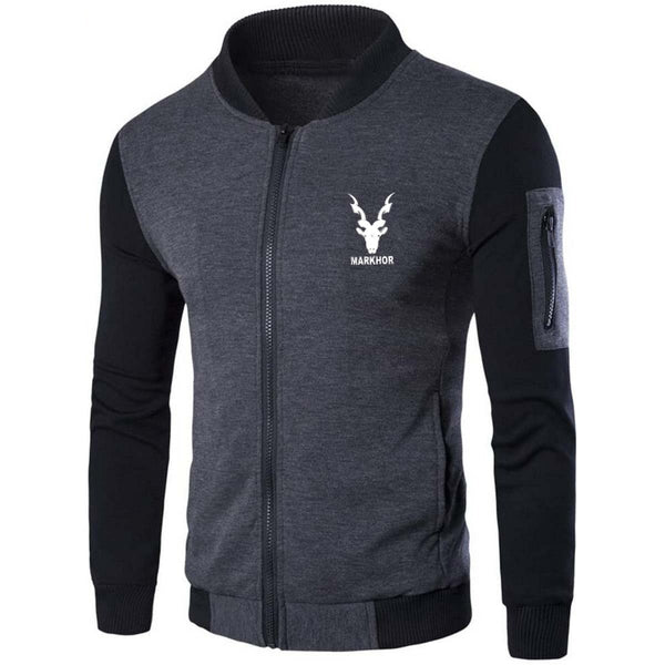 Markhor Logo Two-Tone Bomber Jacket